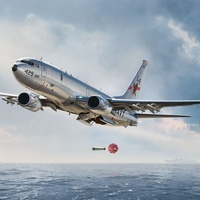 ACADEMY 12635 USN P-8A POSEIDON  1/144 SCALE PLASTIC MODEL KIT AIRCRAFT