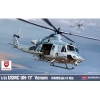 ACADEMY 12138 USMC UH-1Y VENOM 1/35 SCALE PLASTIC MODEL KIT