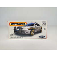 MATCHBOX 70 YEARS HLF07 FORD POLICE INTERCEPTOR 23 OF 100 DIECAST CAR BOXED