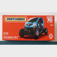 MATCHBOX 70 YEARS HLD64 2022 RENAULT TWIZY 82 OF 100 DIECAST CAR BOXED