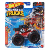 HOT WHEELS FYJ44 MONSTER TRUCKS 1:64 BONE SHAKER