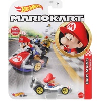 HOTWHEELS GBG25 MARIOKART - GRN12 BABY MARIO B DASHER DIECAST CAR
