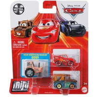 DISNEY PIXAR CARS METAL MINI RACERS 3 PACK WITH NEW RELEASE 2021 TRACTOR