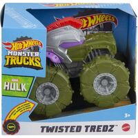 HOT WHEELS MONSTER TRUCKS TWISTED TREDZ MARVEL HULK
