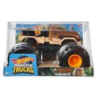 HOT WHEELS MONSTER TRUCKS OVERSIZED JURASSIC WORLD CAMP CRETACEOUS TYRANNOSAURUS REX