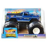 HOT WHEELS MONSTER TRUCKS OVERSIZED BIGFOOT 4X4X4  1/24 SCALE