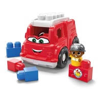 MEGA BLOKS LIL VEHICLES CLASSIC - FREDDY FIRETRUCK 6PC  BUILDING BLOCK SET