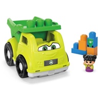 MEGA BLOKS LIL VEHICLES CLASSIC - RAPHY RECYCLING TRUCK 5PC  BUILDING BLOCK SET
