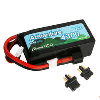 GENS ACE 3S ADVENTURE 4300MAH 11.4V 60C SOFT CASE HV LIPO BATTERY (IT03)