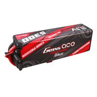 GENS ACE G-TECH 3S 1P 11.1V 5300MAH 60C HARDWIRED CASE LiPO BATTERY WITH DEANS PLUG