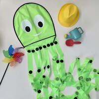 HAAK JELLYFISH KITE 48 x 220CM GREEN