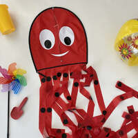 HAAK JELLYFISH KITE 48 x 220CM RED