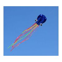 HAAK INFLATABLE OCTOPUS 70CM x 4M SOFT SINGLE LINE KITE NO RODS - BLUE