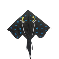 HAAK STINGRAY 1.8M X 3.1M SINGLE LINE KITE BLACK