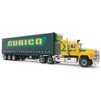 HIGHWAY REPLICAS FREIGHT SEMI - CUBICO CURTAIN SIDE TRAILER 1/64 SCALE DIECAST MODEL