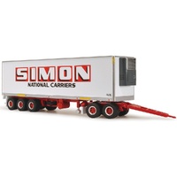 HIGHWAY REPLICAS TRAILER WITH DOLLY - SIMON NATIONAL CARRIERS 1/64 SCALE DIECAST MODEL