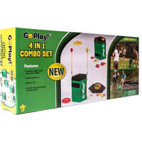 GOPLAY 4-IN-1 COMBO SET - DISC SLAM - DISC TOSS - WASHER TOSS - BEAN BAG TOSS