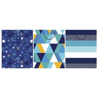 ARTWRAP FSC MIX JUVENILE VALUE GIFT BAG - 3 ASSORTED DESIGNS - LARGE 32x25.5x12.5cm