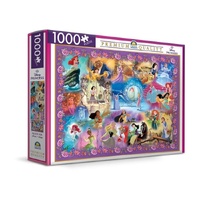 CROWN PREMIUM 1000 PIECE PUZZLE DISNEY PRINCESS