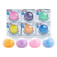 SMOOSHOS JUMBO SENSORY SNOW BEAD BALL - BLUE