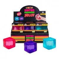 SMOOSHOS SENSORY SUPER SQUEEZE JELLY CUBE - GREEN