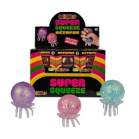 SMOOSHOS SENSORY SUPER SQUEEZE GLITTER OCTOPUS - BLUE