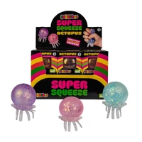 SMOOSHOS SENSORY SUPER SQUEEZE GLITTER OCTOPUS - PINK