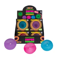 SMOOSHOS SENSORY SUPER SQUEEZE GLOW IN THE DARK DOUGHNUT - BLUE