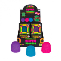 SMOOSHOS SENSORY SUPER SQUEEZE GLOW IN THE DARK GUMDROP - BLUE