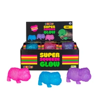 SMOOSHOS SENSORY SUPER SQUEEZE GLOW IN THE DARK PUG - PURPLE