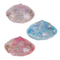 SMOOSHOS SENSORY SUPER SQUEEZE GLOW IN THE DARK DIAMOND WITH PINK GLITTER