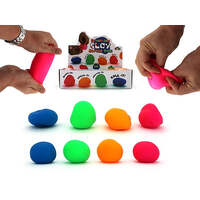 MOULDABLE CLAY STRESS BALL 6.5CM ASSORTED COLOURS
