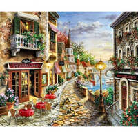 5D DIAMOND ART KIT - ITALIAN VILLAGE 30CM X 40CM