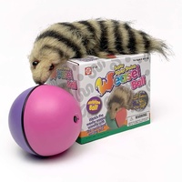 LANDMARK MOTORISED WEASEL BALL - THE REAL ORIGINAL - PINK/PURPLE