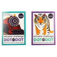 ADULT EXTREME CHALLENGE DOT TO DOT BOOK GREEN