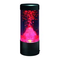COTTON CANDY DESKTOP VOLCANO LAMP ROUND - BATTERY OPERATED
