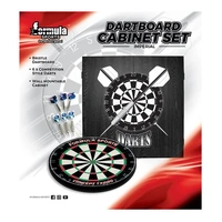 FORMULA SPORTS 606200 IMPERIAL DARTBOARD CABINET SET