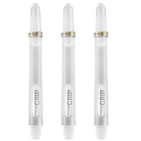 TEX DARTS 382000 TEX GRIP SHORT NYLON DART SHAFT - CLEAR