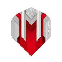 FORMULA SPORTS AMAZON DART FLIGHTS - SET OF 3 STANDARD - RED AND SILVER
