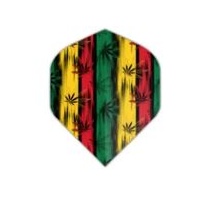 FORMULA SPORTS POLYESTER EMBLEM DART FLIGHTS - SET OF 3 STANDARD - JAMAICAN