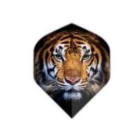 FORMULA SPORTS POLYESTER EMBLEM DART FLIGHTS - SET OF 3 STANDARD - TIGER