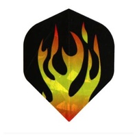 FORMULA SPORTS 2D HOLOGRAM DART FLIGHTS - SET OF 3 STANDARD - FLAME