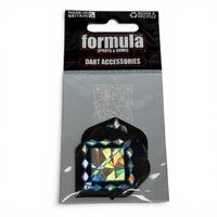 FORMULA SPORTS 2D HOLOGRAM DART FLIGHTS - SET OF 3 STANDARD - SILVER DIAMOND