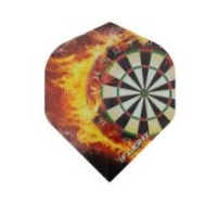 FORMULA SPORTS I-FLIGHT DART FLIGHTS - SET OF 3 STANDARD - BLAZING DARTBOARD