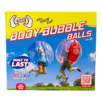 COOEE BODY BUBBLE BALLS INCLUDES 1 RED AND 1 BLUE BALL
