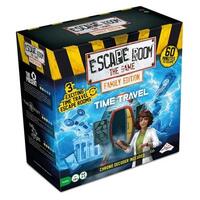 IDENTITY GAMES ESCAPE ROOM THE GAME TIME TRAVEL - 4 ROOM FAMILY EDITION PLUS CHRONO DECODER AGE 10+ CARD GAME