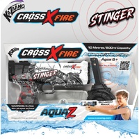KAZAANG CROSSXFIRE AQUAZ ELECTRONIC WATER GUN WITH SAFETY GLASSES - STINGER