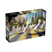 PUZZLE MASTER COCKY CROSSING 1000PC JIGSAW PUZZLE WITH INTEGRATED AUGMENTED REALITY TECHNOLOGY