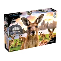 PUZZLE MASTER KANGAROO PARK 1000PC JIGSAW PUZZLE WITH INTEGRATED AUGMENTED REALITY TECHNOLOGY