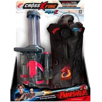 KAZAANG CROSSXFIRE AQUAZ PUNISHER ELECTRONIC GATTLING WATER GUN WITH WATER STORAGE BACKPACK AND SAFETY GOGGLES